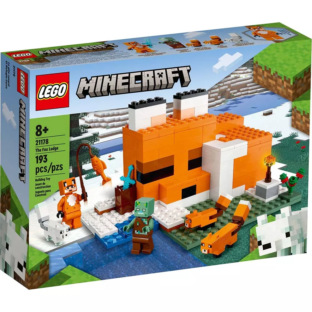 Конструктор LEGO Minecraft Нора лисы (21178) купить в интернет магазине с  доставкой по Украине | MYplay