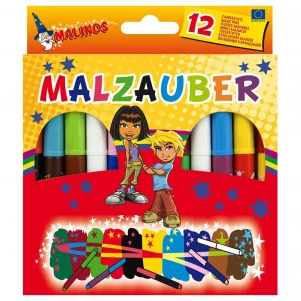 Фломастери-хамелеони MALINOS Malzauber 12 шт. (MA-300005) дитяча іграшка