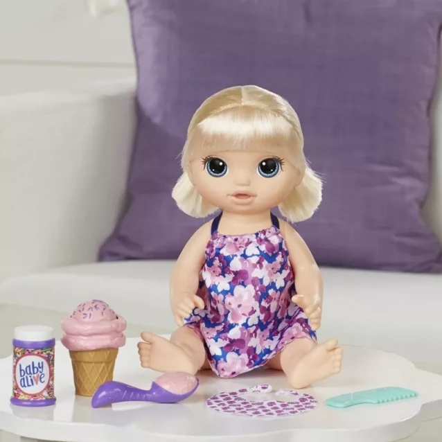 HASBRO Baby Alive лялька Крихітка з морозивом - 2