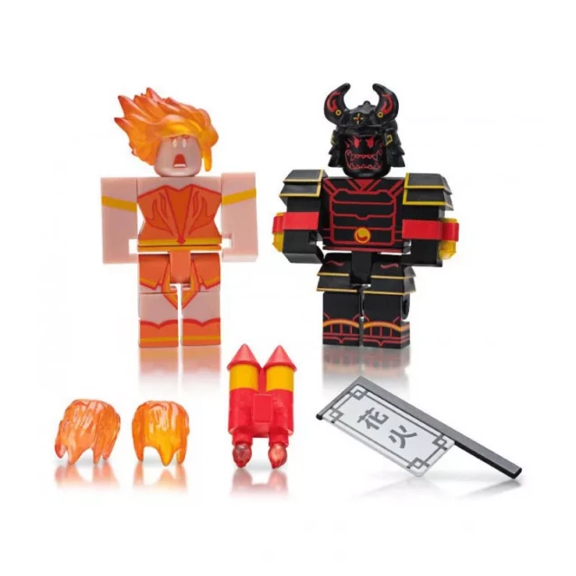 JAZWARES Roblox Набір Game Packs Heroes of Robloxia: Ember & Midnight Shogun W4 - 2
