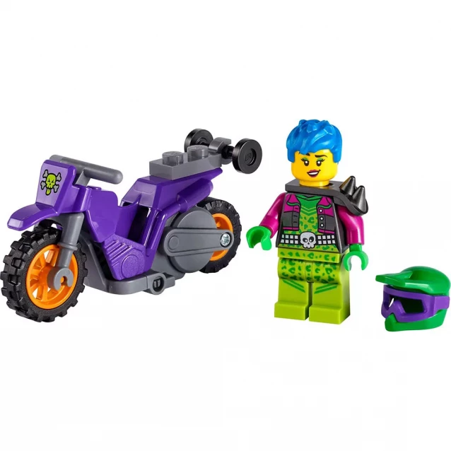 Конструктор LEGO City Stuntz Каскадерский мотоцикл для становления дыбом (60296) - 4