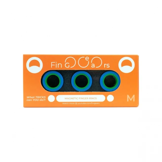 Магнитные кольца FinGears Magnetic Rings Sets Size M Blue-Green (FG380MBLUGR) - 1
