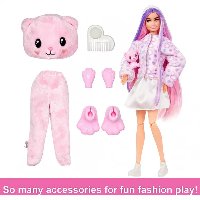 Кукла Barbie Cutie Reveal Мягкие и пушистые Медвежонок (HKR04) - 3