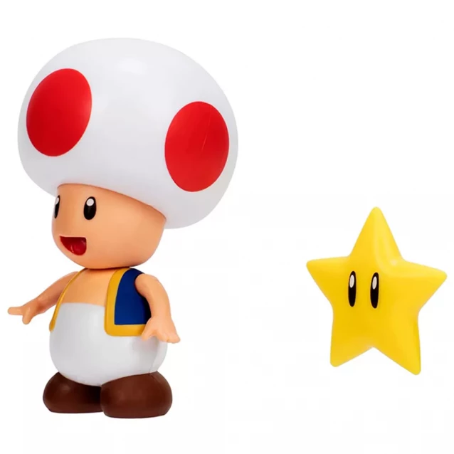 Фігурка з артикуляцією Super Mario Тоад 10 см (40826i) - 3