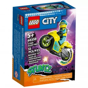 Конструктор Lego City Каскадерський кібермотоцикл (60358) ЛЕГО Сіті