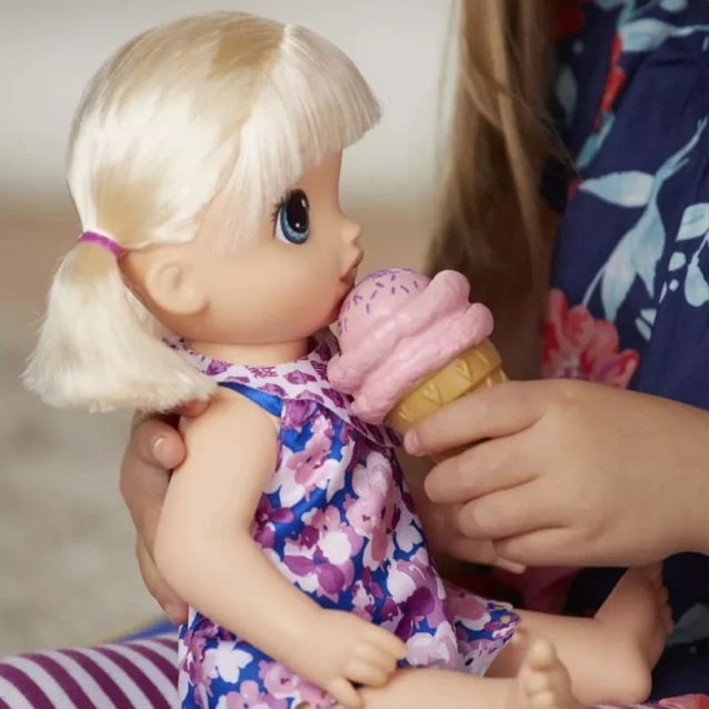 HASBRO Baby Alive лялька Крихітка з морозивом - 6