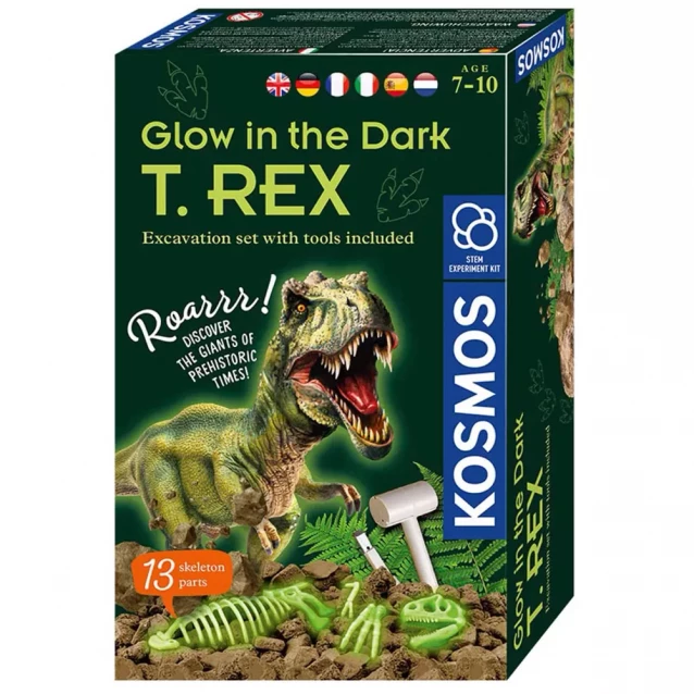 Набір для дослідження Kosmos Тиранозавр, що світиться в темряві (616915) - 1