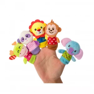 Набір іграшок на пальці "Веселі звірятка" для малюків