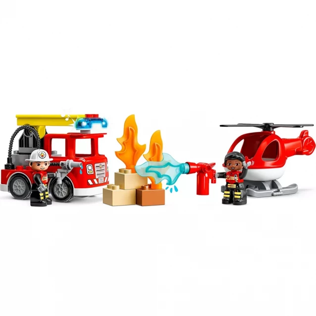 Конструктор LEGO Duplo Пожежна станція та вертоліт (10970) - 5
