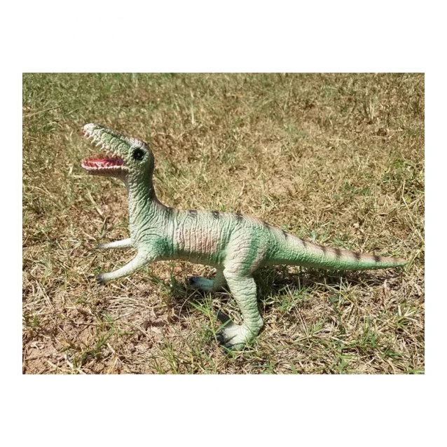Динозавр Велоцираптор, сірий, 32 cm (см) - 3