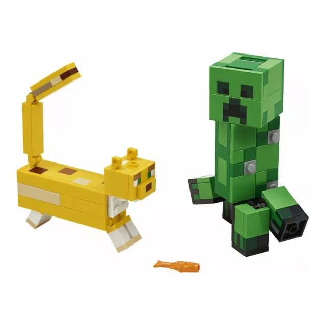 Конструктор LEGO Minecraft Большие Фигурки, Крипер И Оцелот (21156) - 3