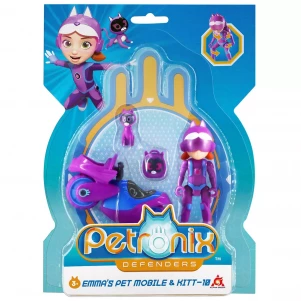 Игровой набор Petronix Defenders Пэтмобиль с фигуркой Эммы 7,5 см (123201) детская игрушка