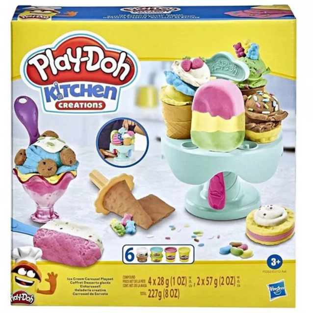 Набір для творчості з пластиліном Play-doh Забавні закуски в асортименті (E5112) - 2