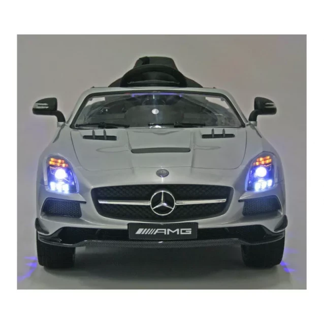 KIDSAUTO Автомобиль Mercedes SLS AMG карбон (белый) - 6