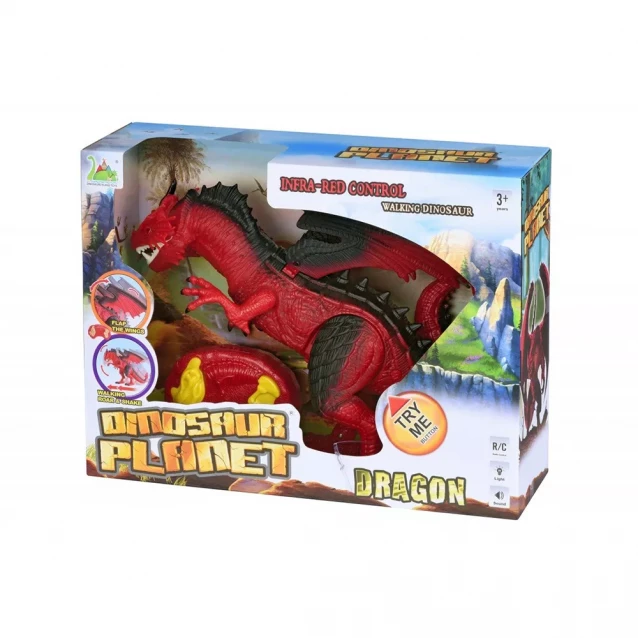 SAME TOY Динозавр Same Toy Dinosaur Planet Дракон (світло, звук) червоний RS6139Ut - 1