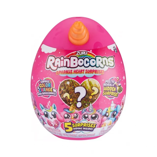 М'яка іграшка-сюрприз Rainbocorn-B (серія Sparkle Heart Surprise), арт. 9204B - 7