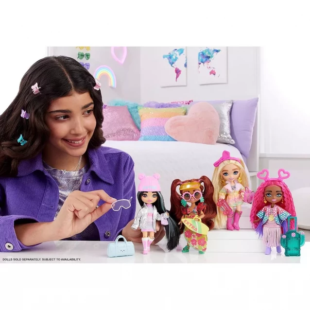 Лялька Barbie Extra Minis Fly Сніжна Леді (HPB20) - 6