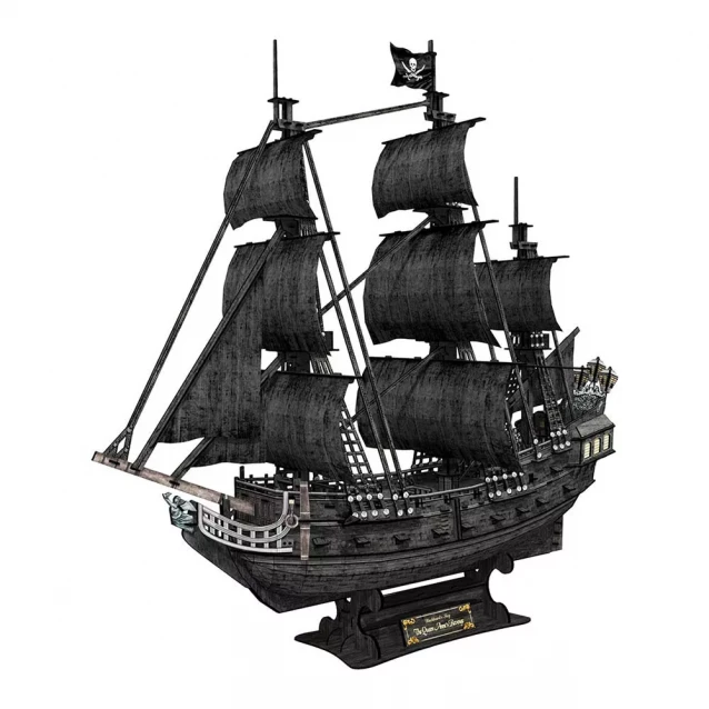 ЗD головоломка-конструктор CUBICFUN Корабель Чорної Бороди Помста Королеви Ганни (T4018h) - 2