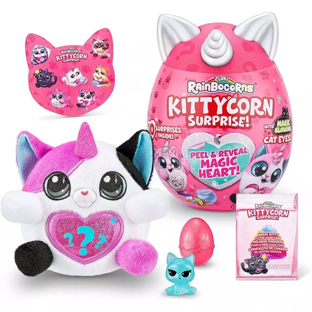 М'яка іграшка Rainbocorns Kittycorn Surprise! Pippa (9259D) - 1