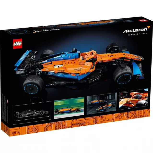 Конструктор LEGO Technic Гоночный автомобиль McLaren Formula 1 Team 2022 (42141) - 2