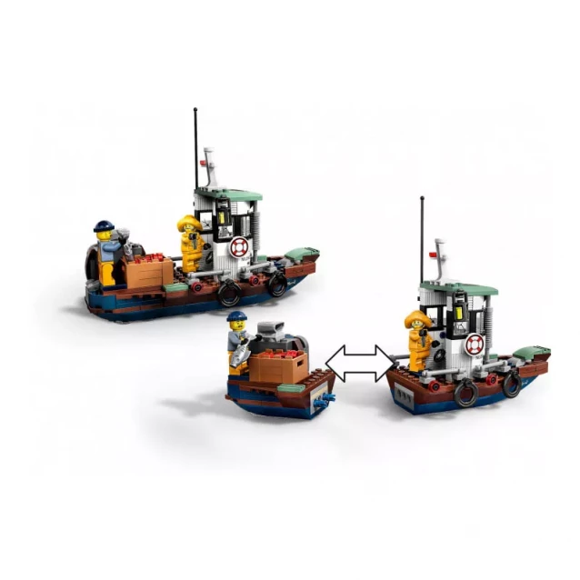 Конструктор LEGO Hidden Side Розбитий Човен Ловців Креветок (70419) - 5