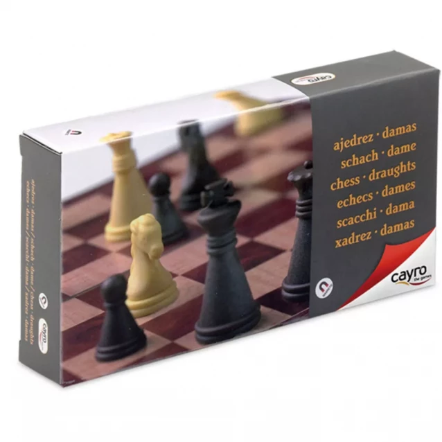 Игра настольная Cayro 2в1 Шашки и шахматы (450) - 1