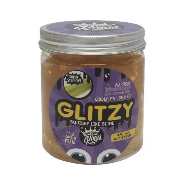 Лізун Slime Glitzi, золотий, 425 g (г) - 1