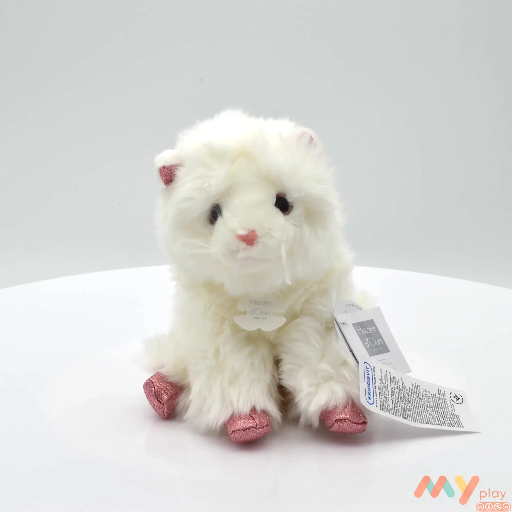 М'яка іграшка Doudou Кішка 25 см (HO2795) - ФОТО в 360° - 1