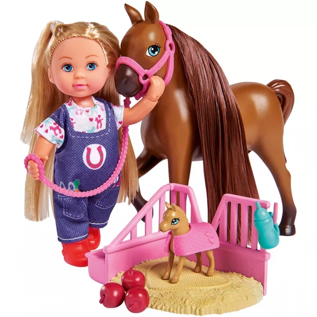 Лялька STEFFI & EVI Доктор Еві. Конячка з новонародженим лошам з аксес. (5733487) - 1