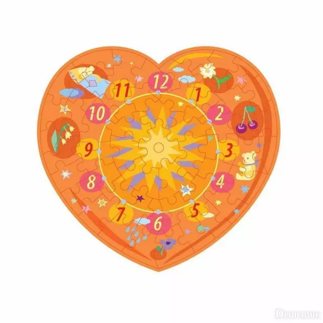 УМНАЯ БУМАГА Сборная пазл-игрушка Сердечко оранжевое . Материал: картон+изолон - 2