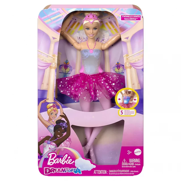 Лялька Barbie Dreamtopia Сяюча балерина (HLC25) - 5