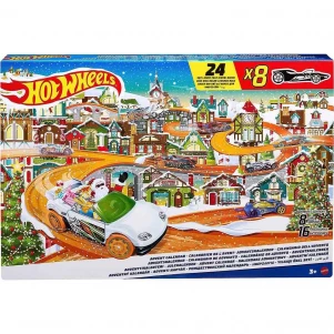 Адвент-календар Hot Wheels Машинки з аксесуарами (HKL74) дитяча іграшка