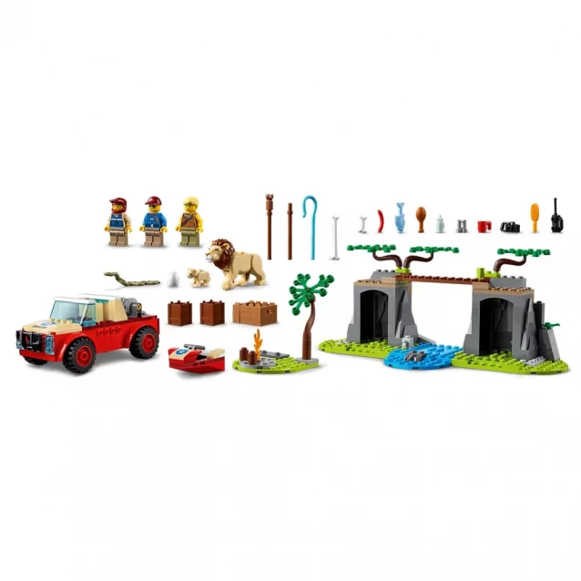 Конструктор LEGO Внедорожник Для спасения Диких Животных (60301) - 8