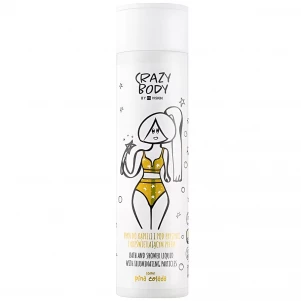 Гель-піна для душу Hiskin Crazy Body з частинками золота з ароматом Pina Colada 250 мл (5907775547424) дитяча іграшка