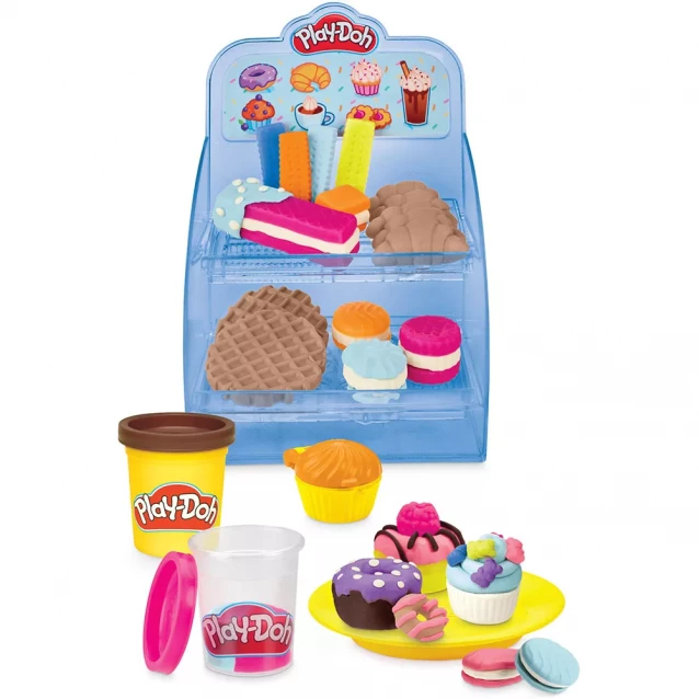 Набір для творчості із пластиліном Play-Doh Різнокольорове кафе (F5836) - 7