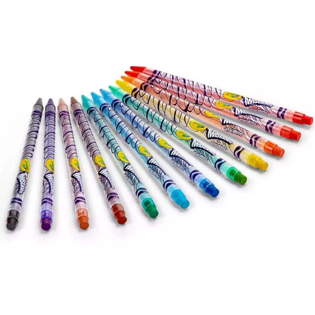 CRAYOLA Набір олівців "Твіст" з ластиком, (що викручуються та стираються), 12 шт 256360.024 - 4