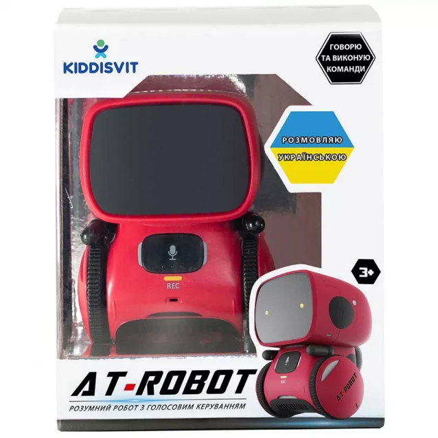 Інтерактивний робот AT-ROBOT з голосовим керуванням червоний, озвуч.укр. (AT001-01-UKR) - 10