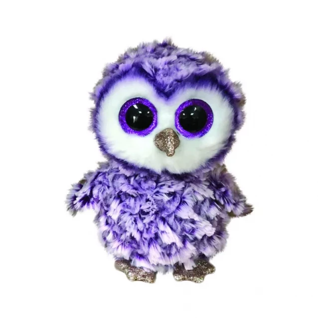 Мягкая игрушка TY Beanie Boo's Фиолетовая сова Moonlight 15 см (36325) - 1