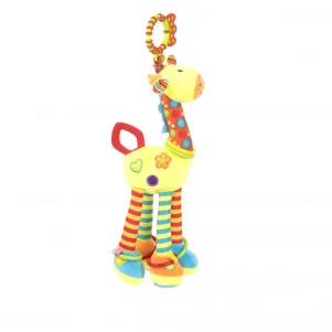 Іграшка-підвіска з брязкальцем "Жирафа" для малюків