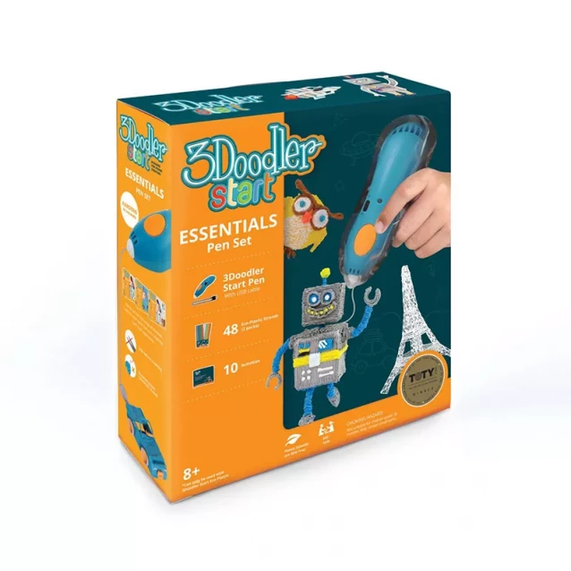3DOODLER START 3D-ручка для детского творчества - КРЕАТИВ ПОДАРОЧНАЯ (48 стержней, 2 шаблона) - 1