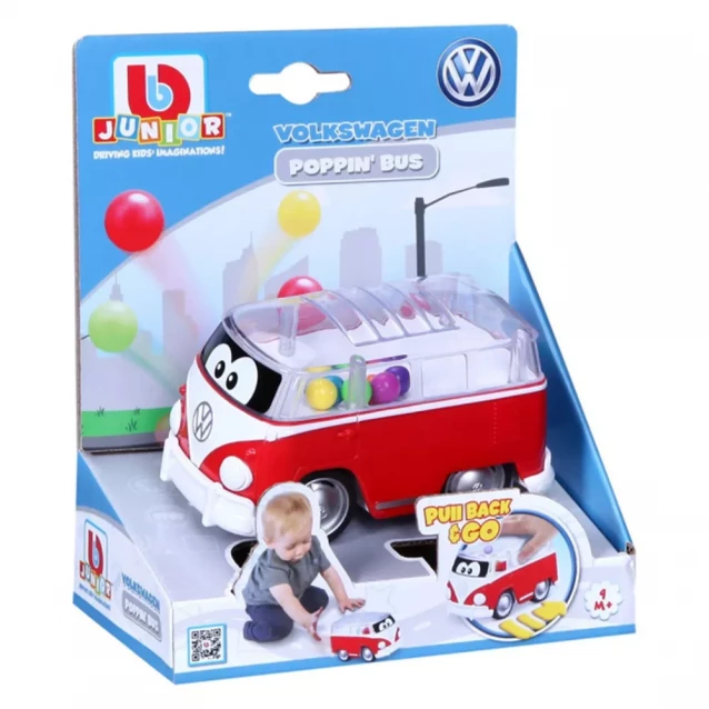 Машинка Bb Junior Volkswagen Poppin' Bus в асортименті (16-85109) - 4