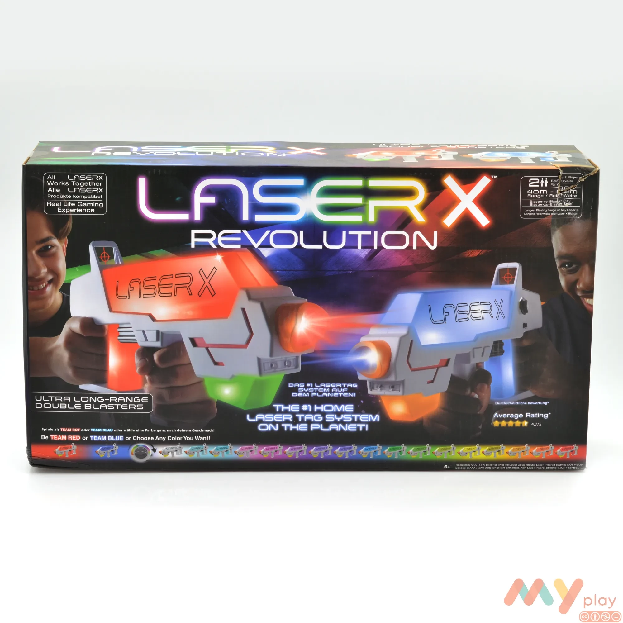 Ігровий набір для лазерних боїв Laser X Revolution Long Range для двох гравців (88178) - ФОТО в 360° - 1