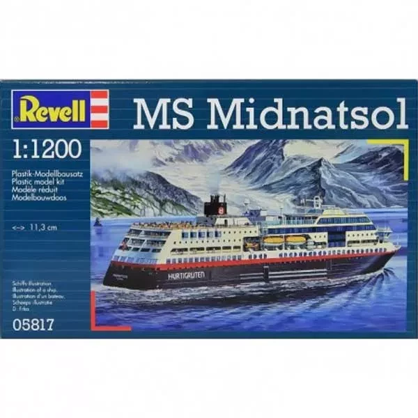 REVELL Круизный лайнер MS Midnatsol Hurtigruten ;1:1200;10+ - 1