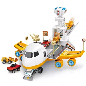 Ігровий набір Lunatik Літак трансформер інженер (LNK-FLE5674) дитяча іграшка