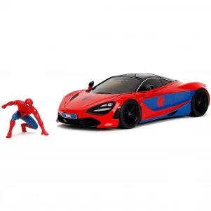 Автомодель Jada Марвел McLaren 720S з фігуркою Людини-Павука 1:24 (253225034) дитяча іграшка