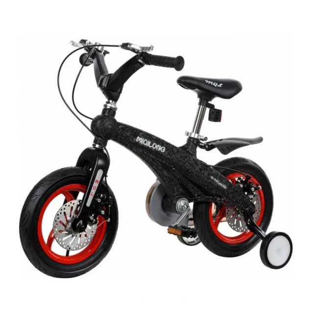 MIQILONG Дитячий велосипед GN Чорний 12` MQL-GN12-Black - 1