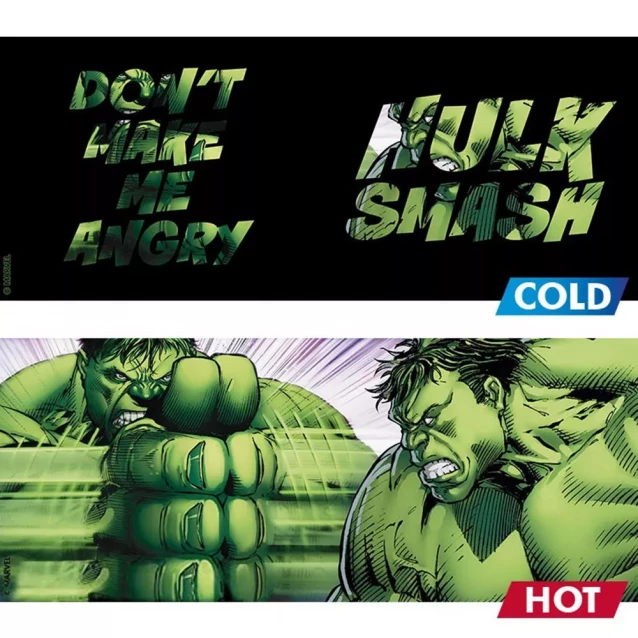 MARVEL Чашка-хамелеон MARVEL Hulk smash (Халк) 460 мл ABYMUG391 - 3