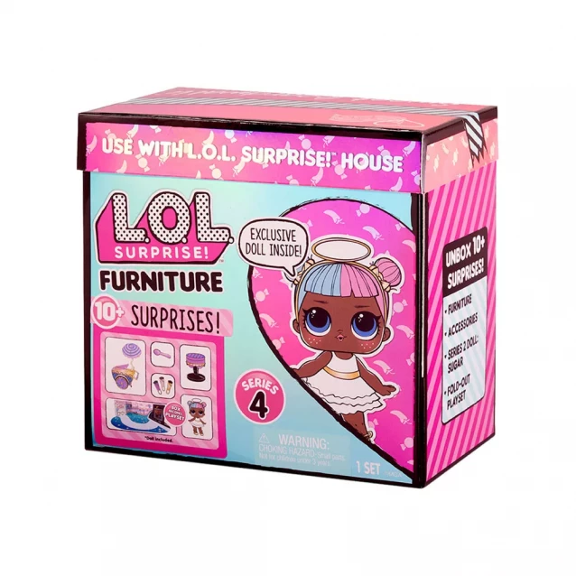 Лялька L.O.L. SURPRISE! серії Furniture - Леді-Цукор з коляскою (572626) - 9