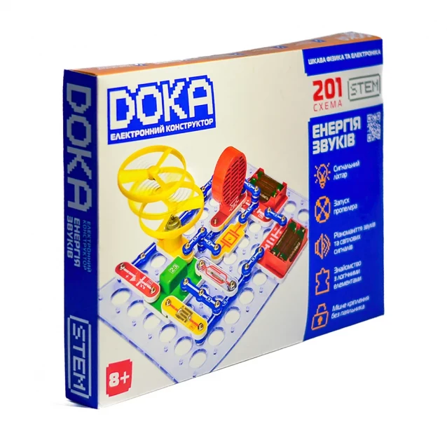 Конструктор електронний Doka Енергія звуків 201 схема (D70706) - 2
