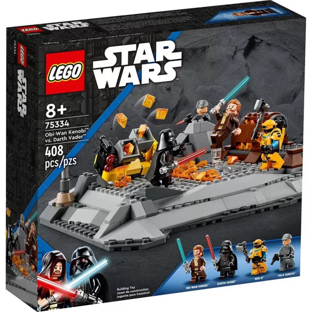 Конструктор Lego Star Wars Обі-Ван Кенобі проти Дарта Вейдера (75334) - 1